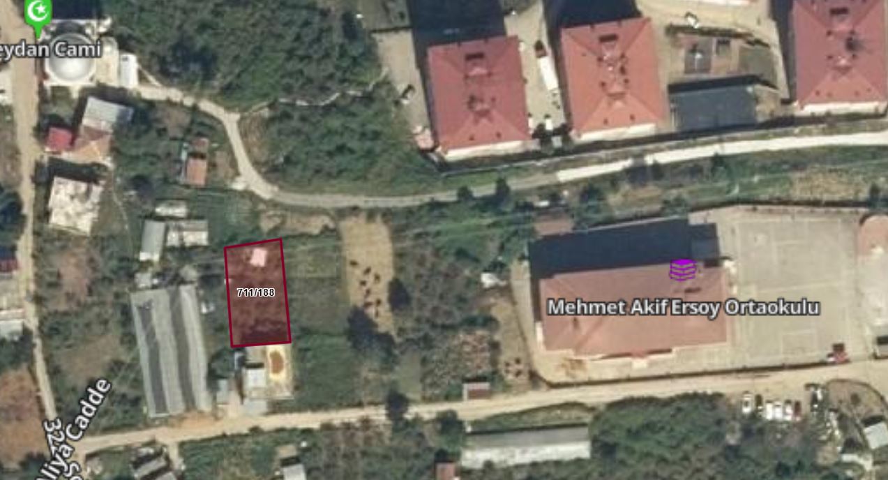 ARSİN FATİH MAH. MERKEZDE 5 KAT İMARLI SATILIK ARSA